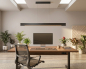 Preview: FINO LED 40W UGR19 Pendelleuchte 3K/4K/5.7K CRI92 UP/DOWN 120x1x6cm COLORselect 1.985lm schwarz