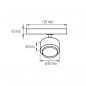 Preview: BTLW 18W LED Spot 3Ph. Strahler 120° 4000K 1450lm CRI90+