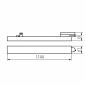 Preview: LTL TRACKLIGHT 11-38W LED 3Ph. Leuchte 115cm 90° 3000/3500/4000K 1505-5325lm CRI90+