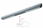 Preview: RIVO LED 45W UGR19 Pendelleuchte 4000K CRI92 120x5,5x8,3cm Hand-Swipe-Steuerung DIM 3.200lm