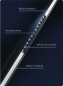 Preview: RIVO LED 45W UGR19 Pendelleuchte 4000K CRI92 120x5,5x8,3cm Hand-Swipe-Steuerung DIM 3.200lm