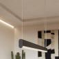 Preview: FARGE 38W LED Pendelleuchte 3.840lm 4.000K CRI98 120cm Diffusor matt Neutralweiß