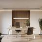Preview: FARGE 38W LED Pendelleuchte 3.840lm 4.000K CRI98 120cm Diffusor matt Neutralweiß