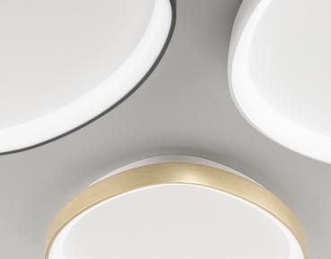 Quirk 38W LED Deckenleuchte 2.7K+3.2K+4K Ø42cm 4400lm CRI80+ 3step DIM