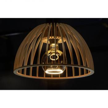 6 W SLV LED Floating E27 CRI85 1900K 220lm dim smokey black Globe 125 Warmweiß