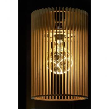 6 W SLV LED Soft Curve E27 CRI90 1900K 400lm dim 2x slanting Globe 125 Warmweiß