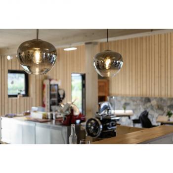 PANTILO CONVEX 29 Pendelleuchte 1xE27 Ø29cm chrom
