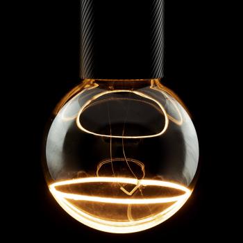 5W LED Illusion E27 CRI90 2200K 350lm dim smokey bottom Globe 95 Warmweiß