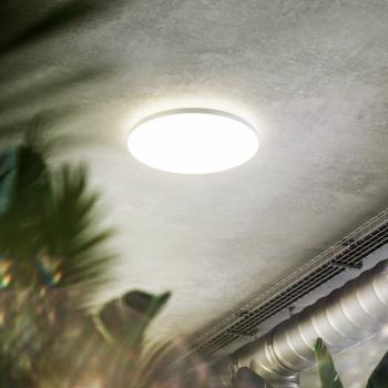 Shine 10/18/24W LED Deckenleuchte 3K/4K Ø30cm CRI90 120° 1000/1800/2300lm weiss