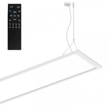 TRUE-LIGHT LED CCT DIM 40W UGR19 Pendelleuchte 2.7-5.5K CRI98 120x30cm 4.000lm