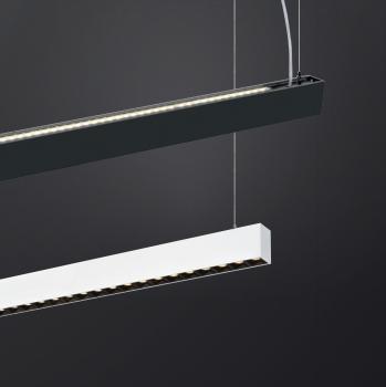 GLENOS® PRO 60W LED Pendelleuchte Up/down 7.400lm 4.000K CRI90 120cm Mikroreflektor UGR ≤16 Neutralweiß DIM