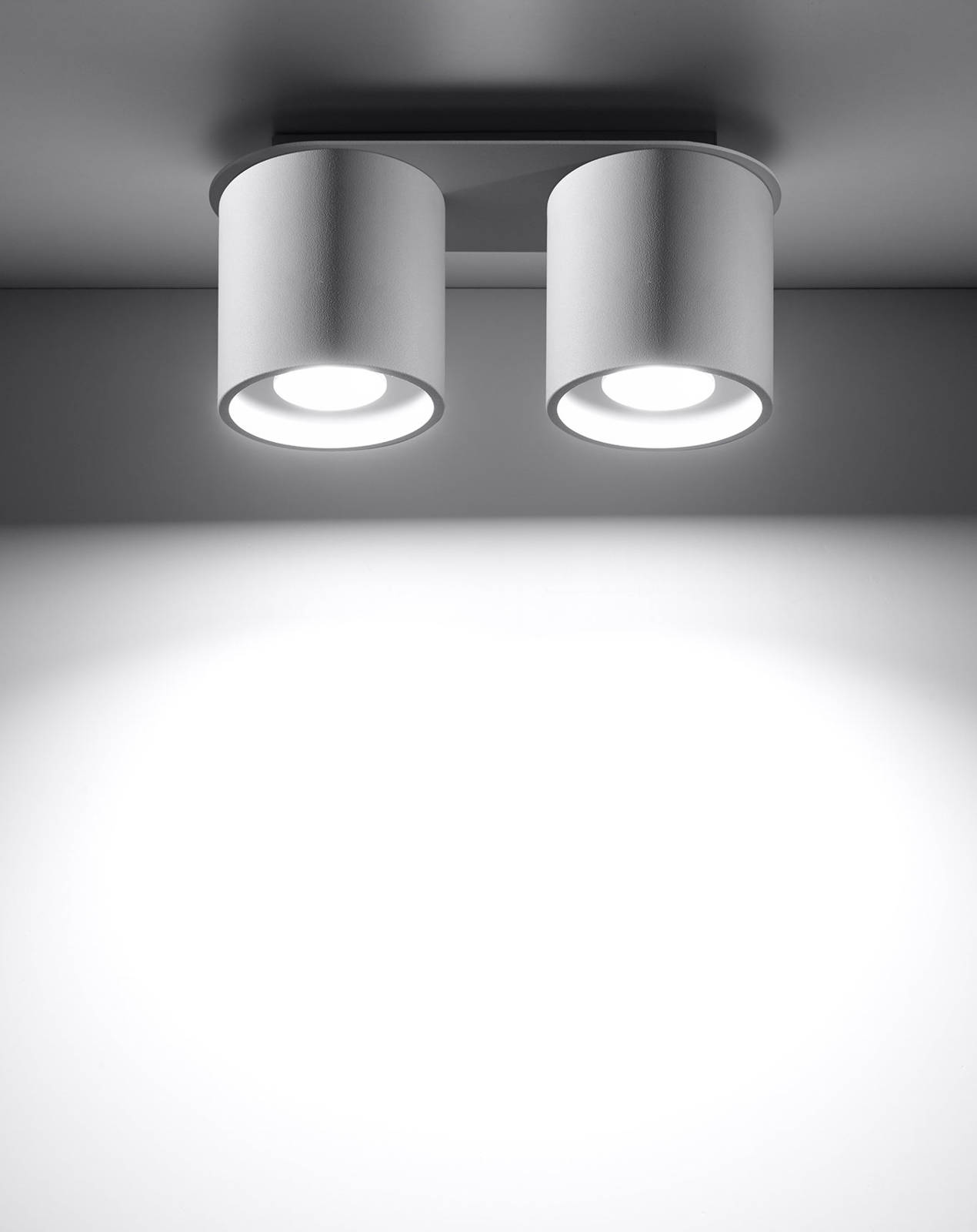 NATURLICHT - ORBIS 2 Deckenleuchte 2xGU10 26x10cm | Deckenlampen