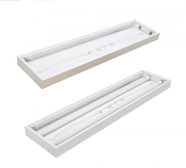 LED AB30 Deckenleuchte Microprisma 120cm 2-fl. BAP vorverdrahtet für LED Röhren T8