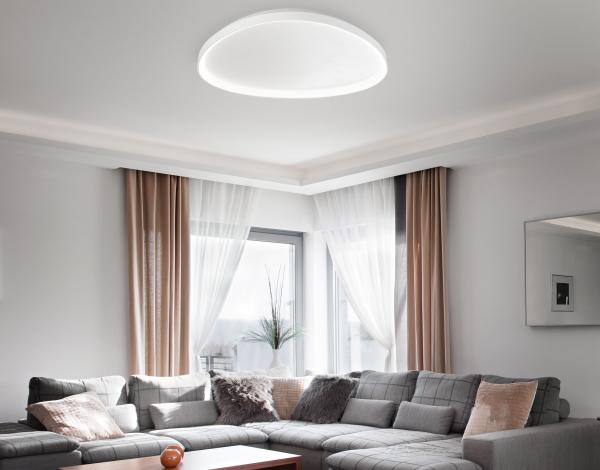 Quirk 38W LED Deckenleuchte 2.7K+3.2K+4K Ø42cm 4400lm CRI80+ 3step DIM