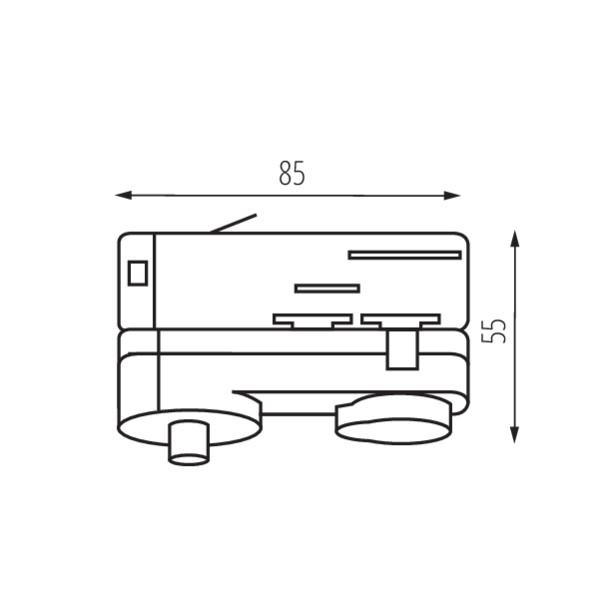 TEAR N 3-Phasen Adapter für Pendelleuchten