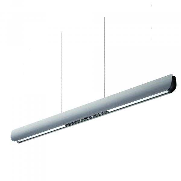 RIVO LED 45W UGR19 Pendelleuchte 4000K CRI92 120x5,5x8,3cm Hand-Swipe-Steuerung DIM 3.200lm