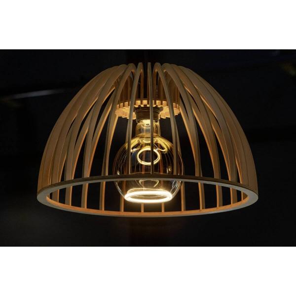 6 W SLV LED Floating E27 CRI85 1900K 220lm dim smokey black Globe 125 Warmweiß