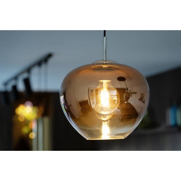 PANTILO CONVEX 29 Pendelleuchte 1xE27 Ø29cm Kupfer