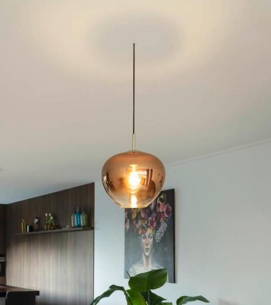 PANTILO CONVEX 29 Pendelleuchte 1xE27 Ø29cm Kupfer