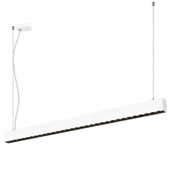 GLENOS® PRO 60W LED Pendelleuchte Up/down 7.400lm 4.000K CRI90 120cm Mikroreflektor UGR ≤16 Neutralweiß DIM