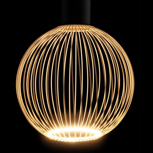 5 W LED Floating E27 CRI90 2200K 380lm dim Filo Globe 180 Warmweiß