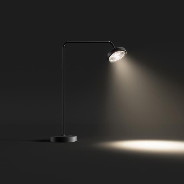 Nivo LED Tischleuchte 50° schwarz 14W 3000-1800K DTW 800lm Ra90