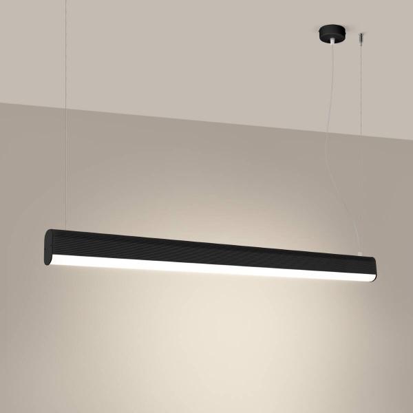 FARGE 38W LED Pendelleuchte 3.840lm 4.000K CRI98 120cm Diffusor matt Neutralweiß