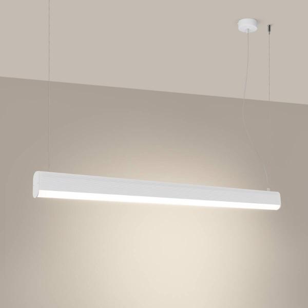 FARGE 38W LED Pendelleuchte 3.840lm 4.000K CRI98 120cm Diffusor matt Neutralweiß