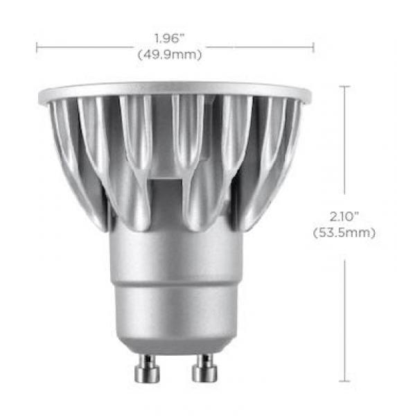7,5 W SORAA VIVID LED GU10 36° CRI95 4000K 455lm Vollspektrum Neutralweiß