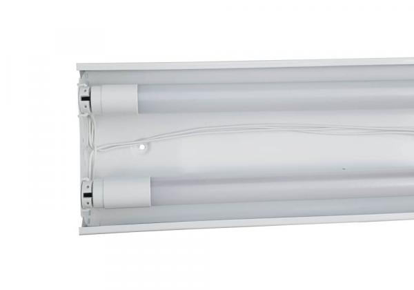 FR LED Deckenleuchte 60cm 2-fl. opal vorverdrahtet für LED Röhren