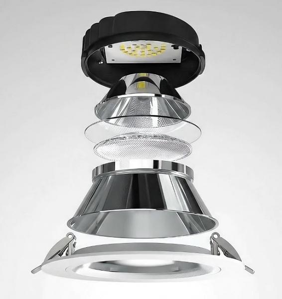 CIRCLEvario 20W LED Ø175 CRI92 Einbauleuchte 3K/4K/5.7K UGR19