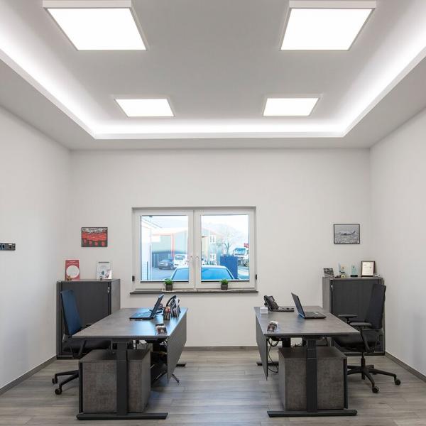 LED PANEL DIM+HCL 38W FROST Deckenleuchte 3K-5.7K CRI92 120x30cm CASAMBI