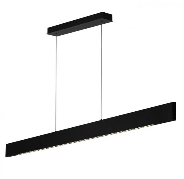 FINO LED 40W UGR19 Pendelleuchte 3K/4K/5.7K CRI92 UP/DOWN 120x1x6cm COLORselect 1.985lm schwarz