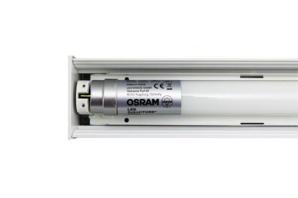 ODIN 1 Deckenleuchte LED 120cm 1-fl. opal vorverdrahtet für LED Röhren