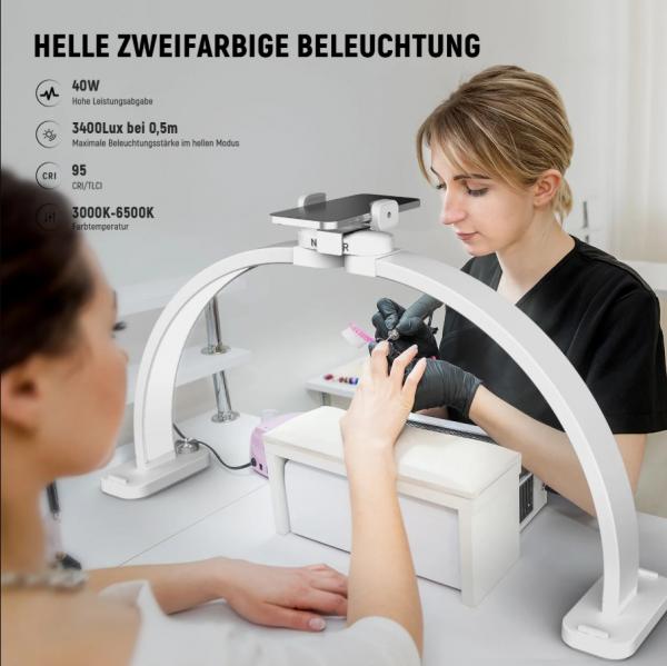 Basic Beauty HM01-D 29 LED 40W DIM CCT 3K-6.5K CRI95 faltbare Leuchte