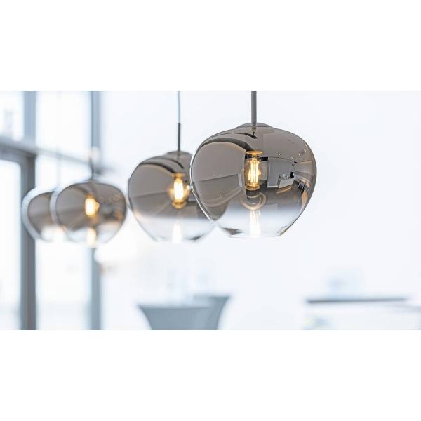 PANTILO CONVEX 29 Pendelleuchte 1xE27 Ø29cm chrom