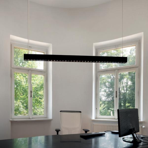 GLENOS® PRO 60W LED Pendelleuchte Up/down 7.400lm 4.000K CRI90 120cm Mikroreflektor UGR ≤16 Neutralweiß DIM